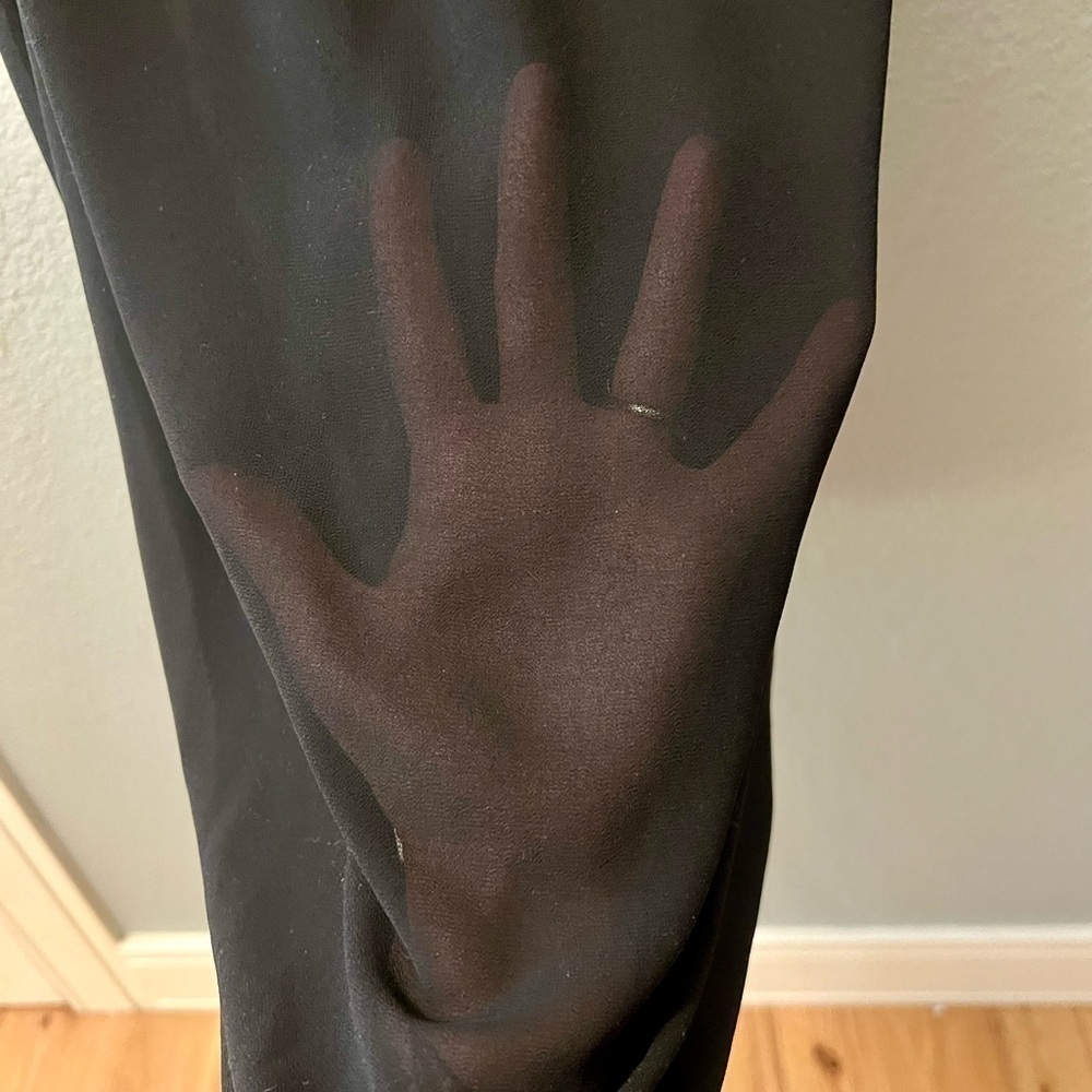 She + Sky sheer sleeveless blouse with lace detail - Picture 5 of 6